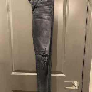 American Eagle jeans, black, ripped
